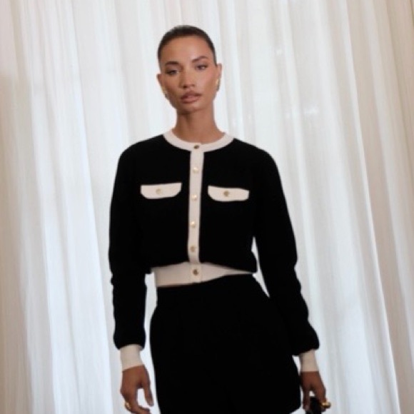 Meshki Sweaters - Meshki button down cardigan. Super cute and sophisticated!